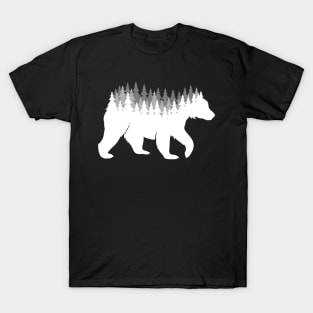 Grizzly bear forest T-Shirt